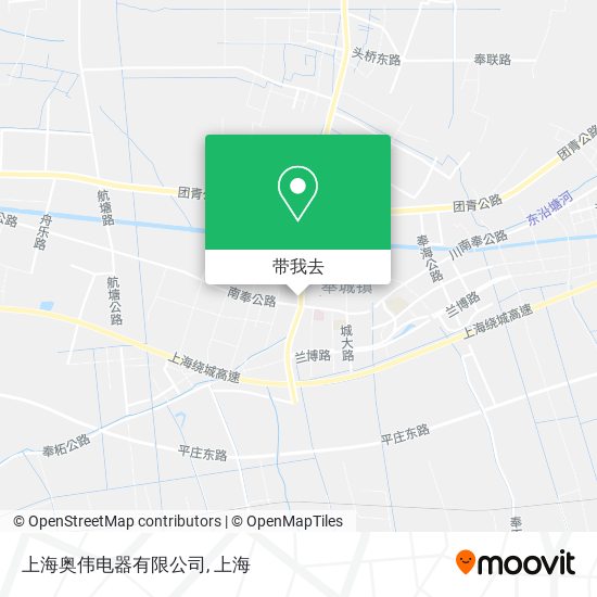 上海奥伟电器有限公司地图
