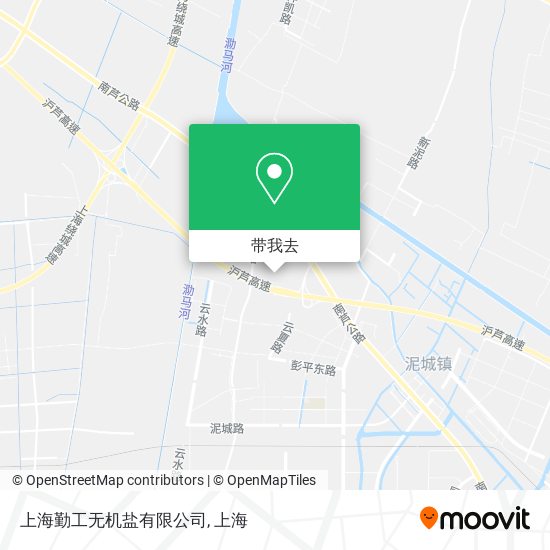 上海勤工无机盐有限公司地图