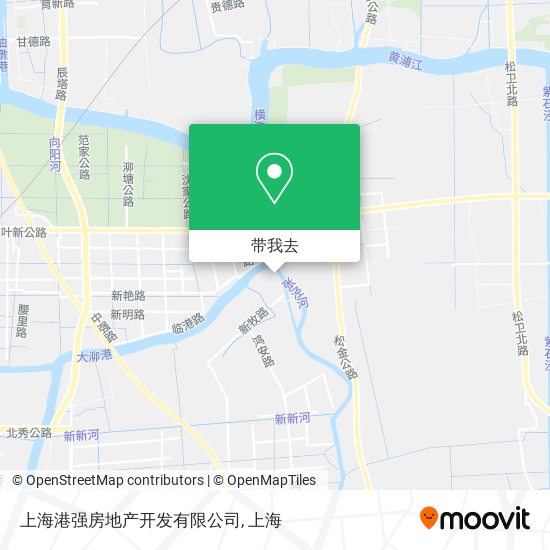 上海港强房地产开发有限公司地图