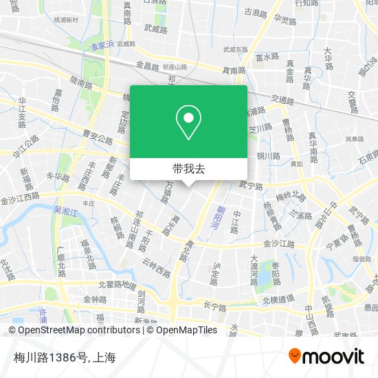 梅川路1386号地图