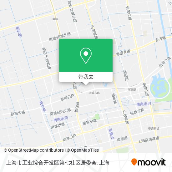 上海市工业综合开发区第七社区居委会地图