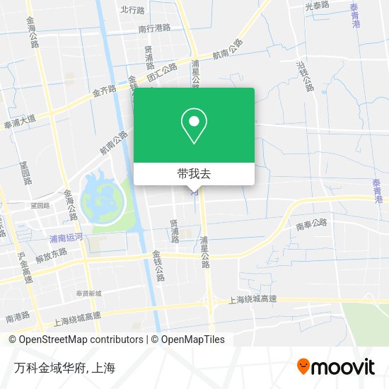 万科金域华府地图