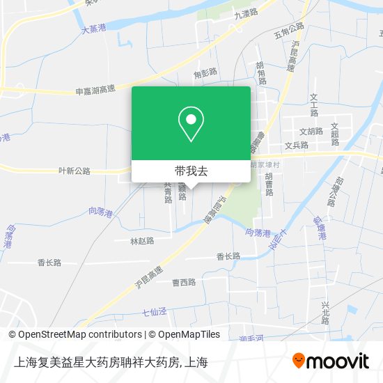 上海复美益星大药房聃祥大药房地图