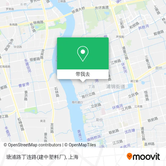 塘浦路丁连路(建中塑料厂)地图