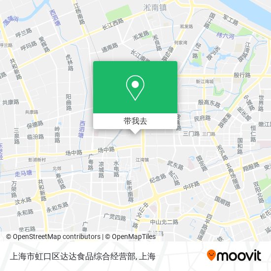 上海市虹口区达达食品综合经营部地图