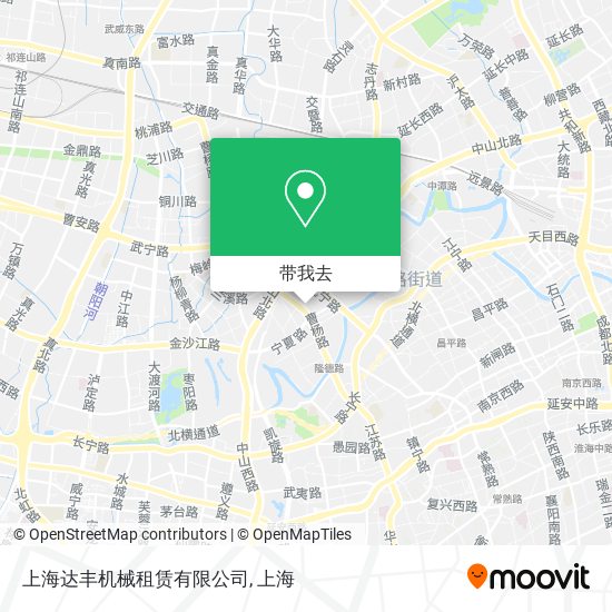 上海达丰机械租赁有限公司地图
