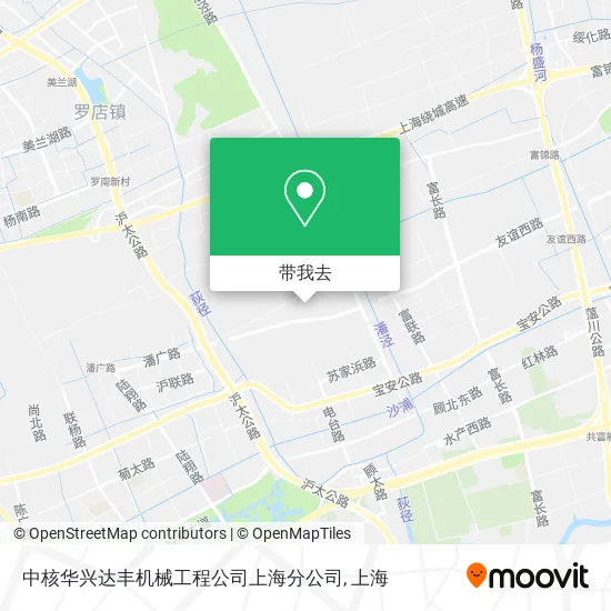 中核华兴达丰机械工程公司上海分公司地图