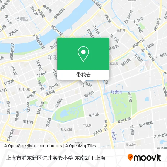 上海市浦东新区进才实验小学-东南2门地图