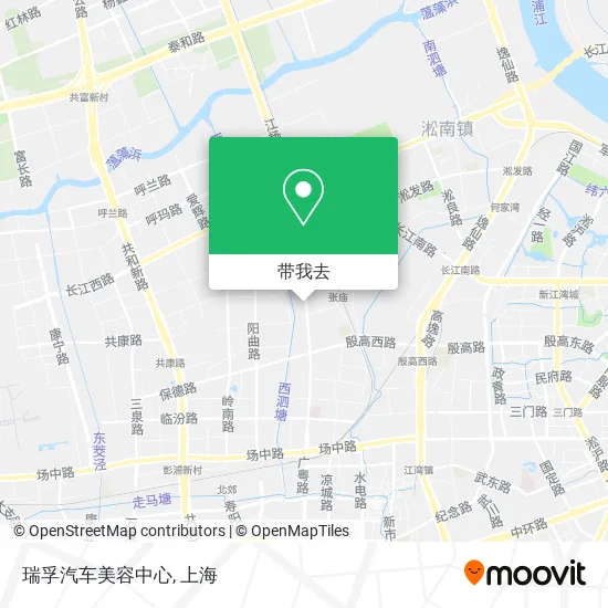 瑞孚汽车美容中心地图