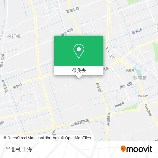 半巷村地图