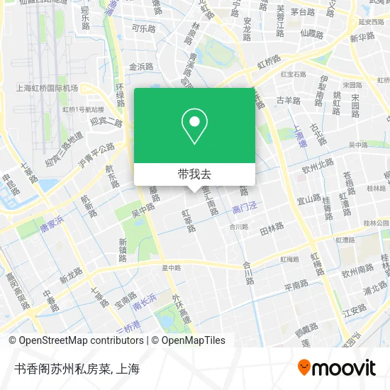 书香阁苏州私房菜地图