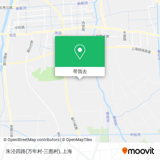 朱泾四路(万年村-三图村)地图