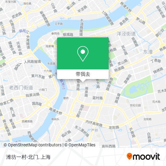 潍坊一村-北门地图