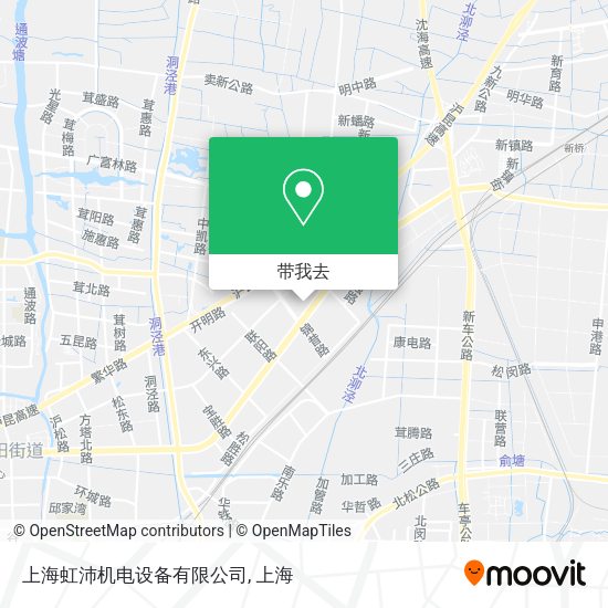 上海虹沛机电设备有限公司地图