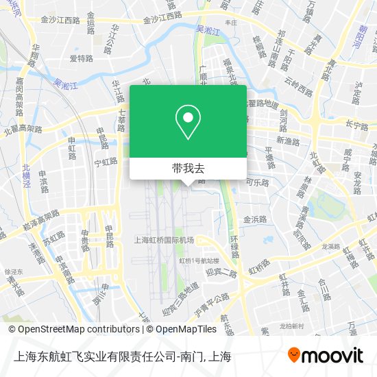 上海东航虹飞实业有限责任公司-南门地图