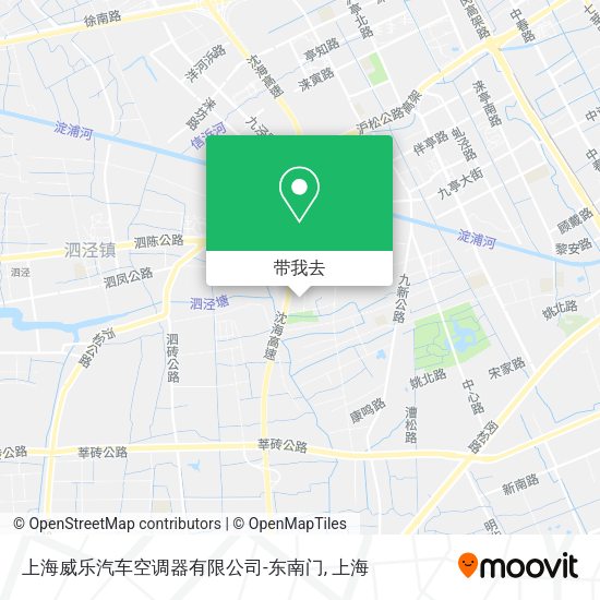 上海威乐汽车空调器有限公司-东南门地图