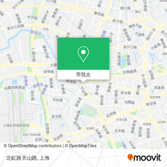 北虹路天山路地图