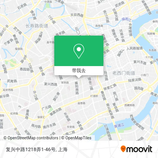 复兴中路1218弄1-46号地图