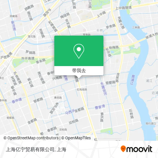 上海亿宁贸易有限公司地图
