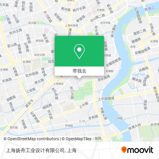 上海扬舟工业设计有限公司地图