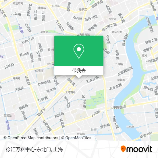 徐汇万科中心-东北门地图