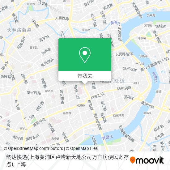 韵达快递(上海黄浦区卢湾新天地公司万宜坊便民寄存点)地图