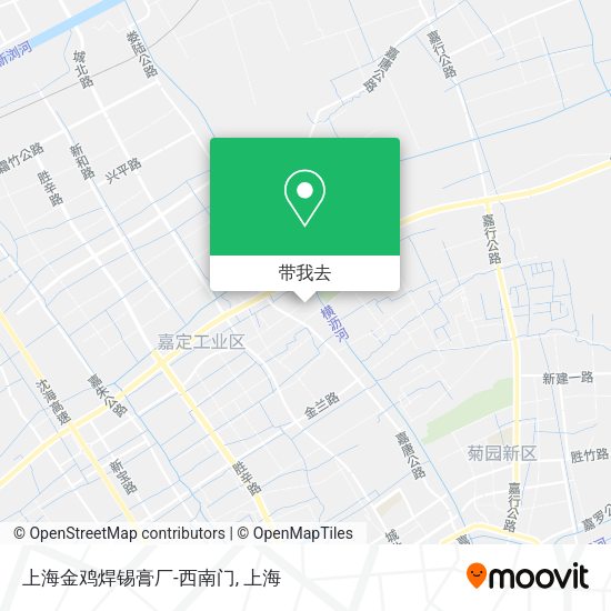 上海金鸡焊锡膏厂-西南门地图