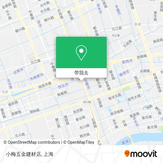 小梅五金建材店地图