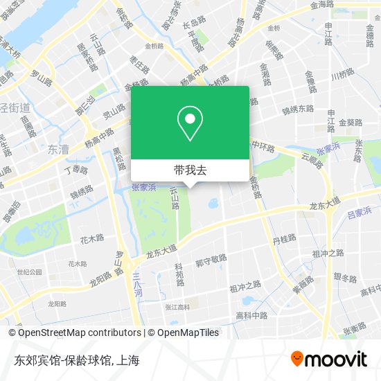 东郊宾馆-保龄球馆地图