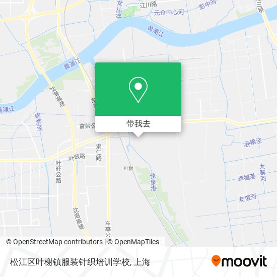 松江区叶榭镇服装针织培训学校地图