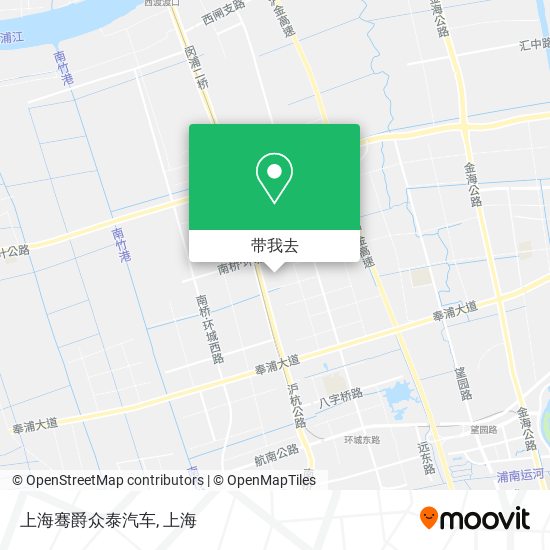 上海骞爵众泰汽车地图