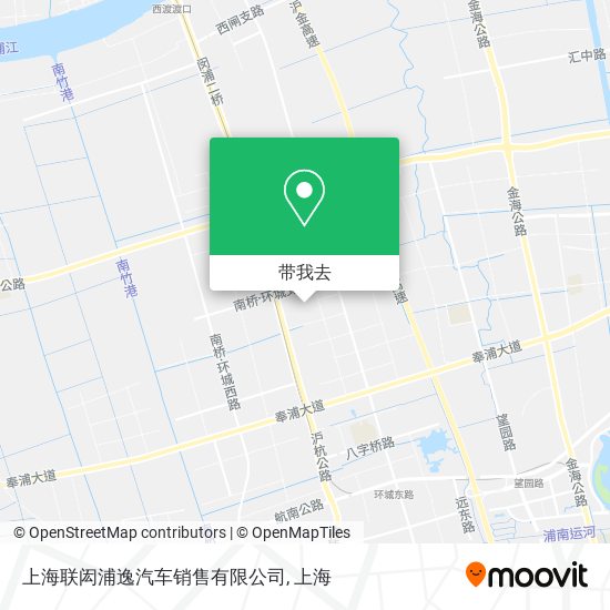 上海联闳浦逸汽车销售有限公司地图