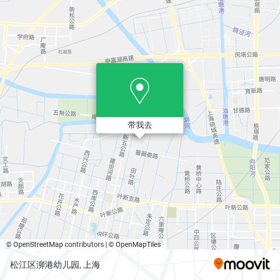 松江区泖港幼儿园地图
