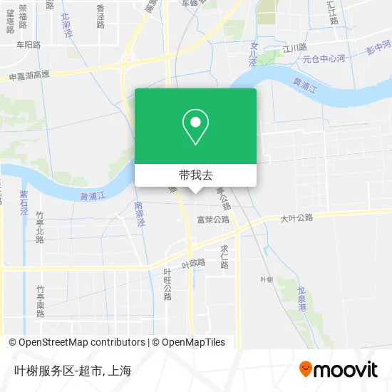 叶榭服务区-超市地图