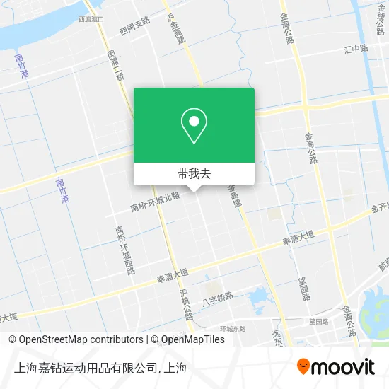 上海嘉钻运动用品有限公司地图