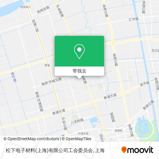 松下电子材料(上海)有限公司工会委员会地图