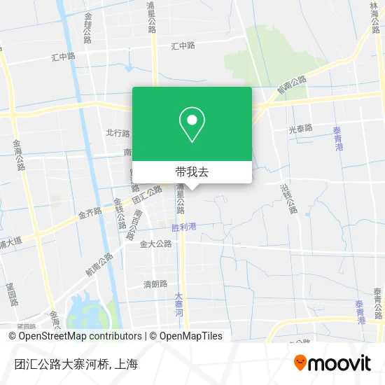 团汇公路大寨河桥地图