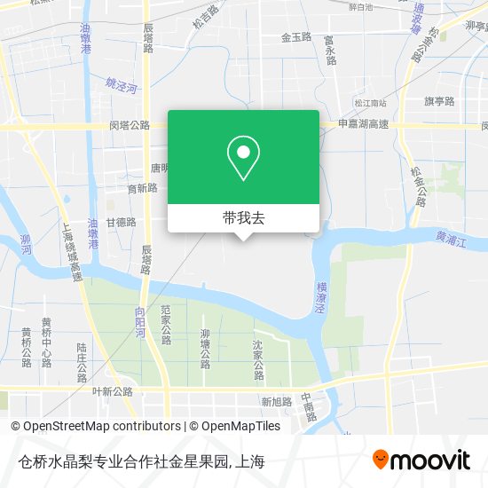 仓桥水晶梨专业合作社金星果园地图