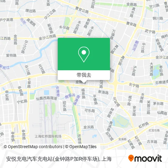 安悦充电汽车充电站(金钟路P加R停车场)地图
