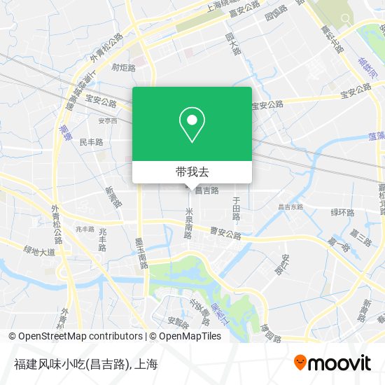 福建风味小吃(昌吉路)地图