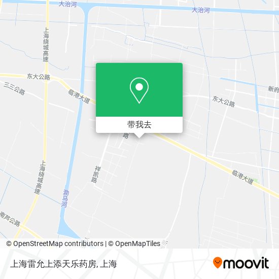 上海雷允上添天乐药房地图