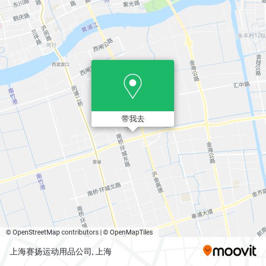 上海赛扬运动用品公司地图