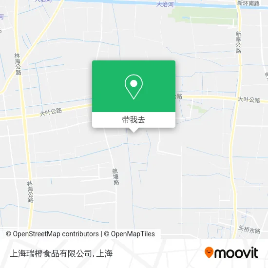 上海瑞橙食品有限公司地图