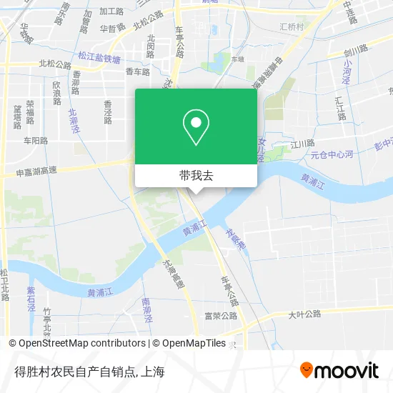 得胜村农民自产自销点地图