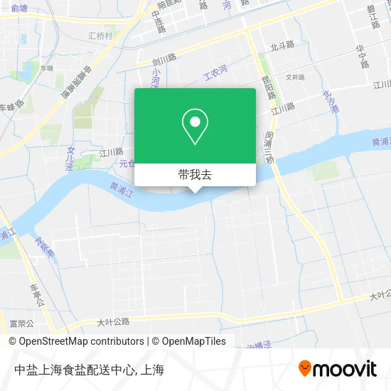 中盐上海食盐配送中心地图