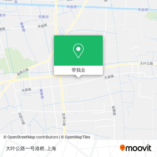 大叶公路一号港桥地图