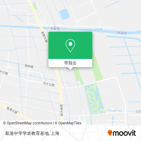 新港中学学农教育基地地图
