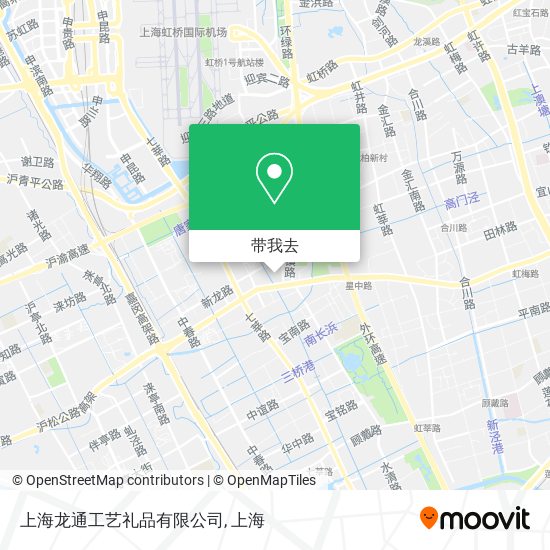 上海龙通工艺礼品有限公司地图