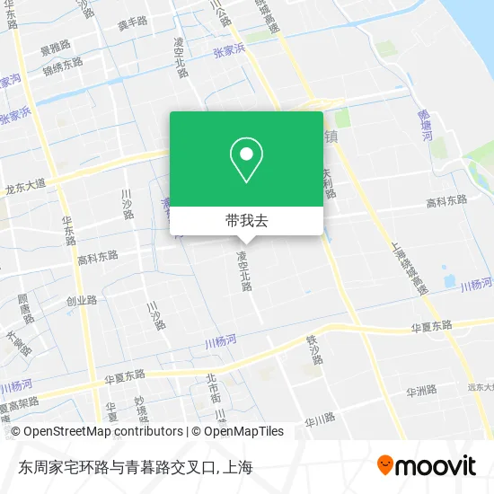 东周家宅环路与青暮路交叉口地图