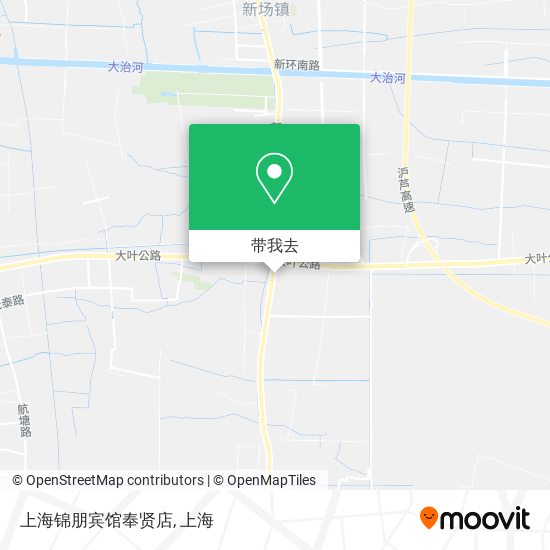 上海锦朋宾馆奉贤店地图